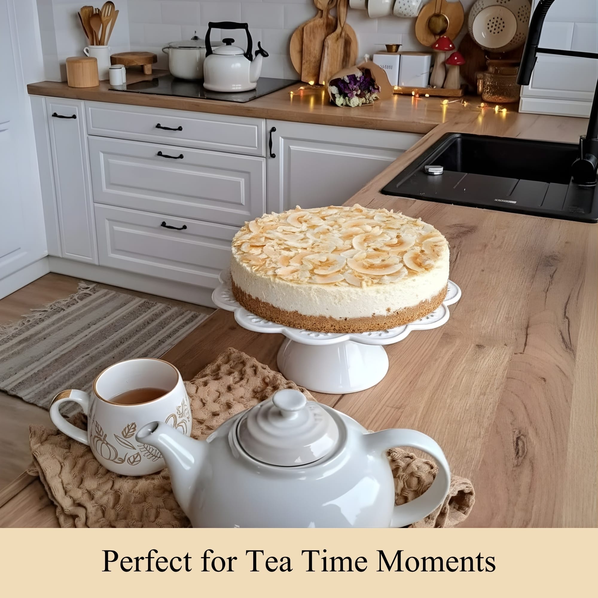 Andyanand Food & Beverages > Desserts & Sweets > Cakes > Gluten-Free Cakes Andy Anand Lemon Coconut Cake, 9-Inch, 2.9 lb – Gluten-Free & Dairy-Free, Fresh Meyer Lemon & Toasted Coconut, Birthday & Holiday Gift Gluten-Free Dairy-Free Lemon Coconut Cake | Ships Nationwide