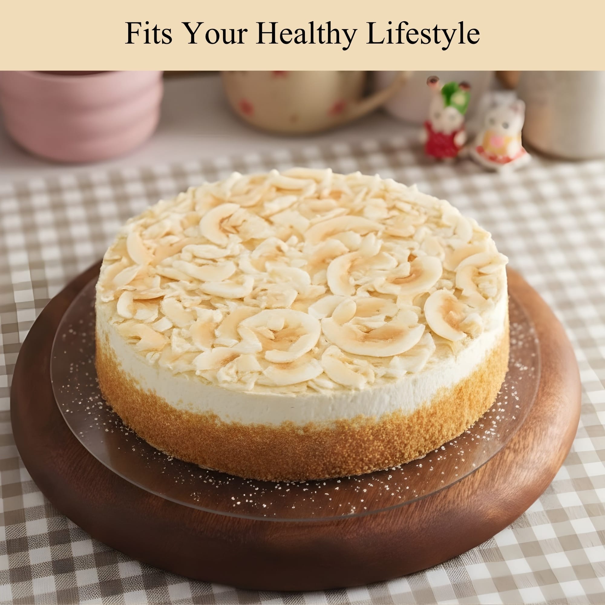 Andyanand Food & Beverages > Desserts & Sweets > Cakes > Gluten-Free Cakes Andy Anand Lemon Coconut Cake, 9-Inch, 2.9 lb – Gluten-Free & Dairy-Free, Fresh Meyer Lemon & Toasted Coconut, Birthday & Holiday Gift Gluten-Free Dairy-Free Lemon Coconut Cake | Ships Nationwide