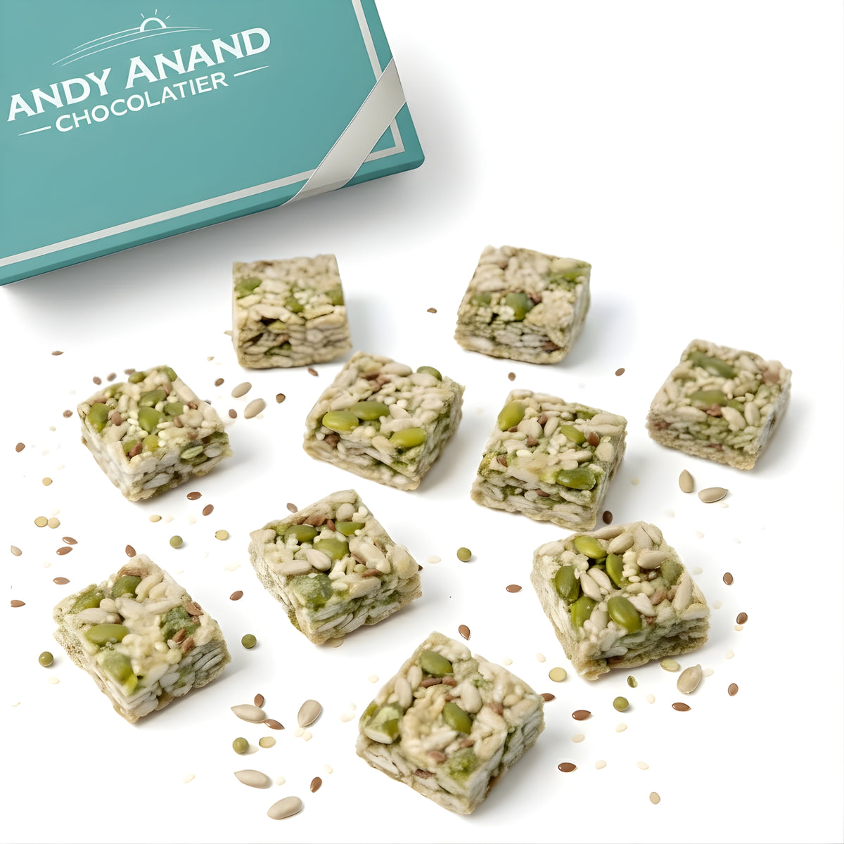 Sugar Free 5 Seed Crunch Snack Packs 14 ct – Sunflower Pumpkin Flax Sesame & Hemp Seeds Gluten Free Keto Gift Box