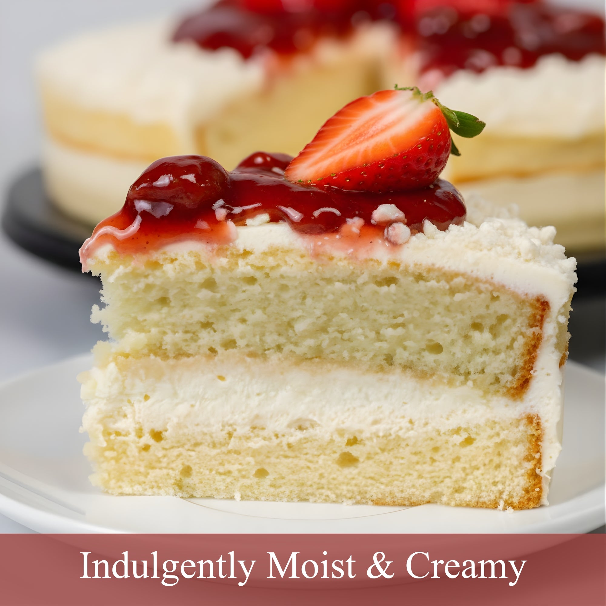 Gâteau aux bleuets trempés sans sucre Andy Anand (2,5 lb) Savourez le goût incroyable d'un gâteau aux bleuets trempés classique sans sucre ! Parfait pour des célébrations sans culpabilité