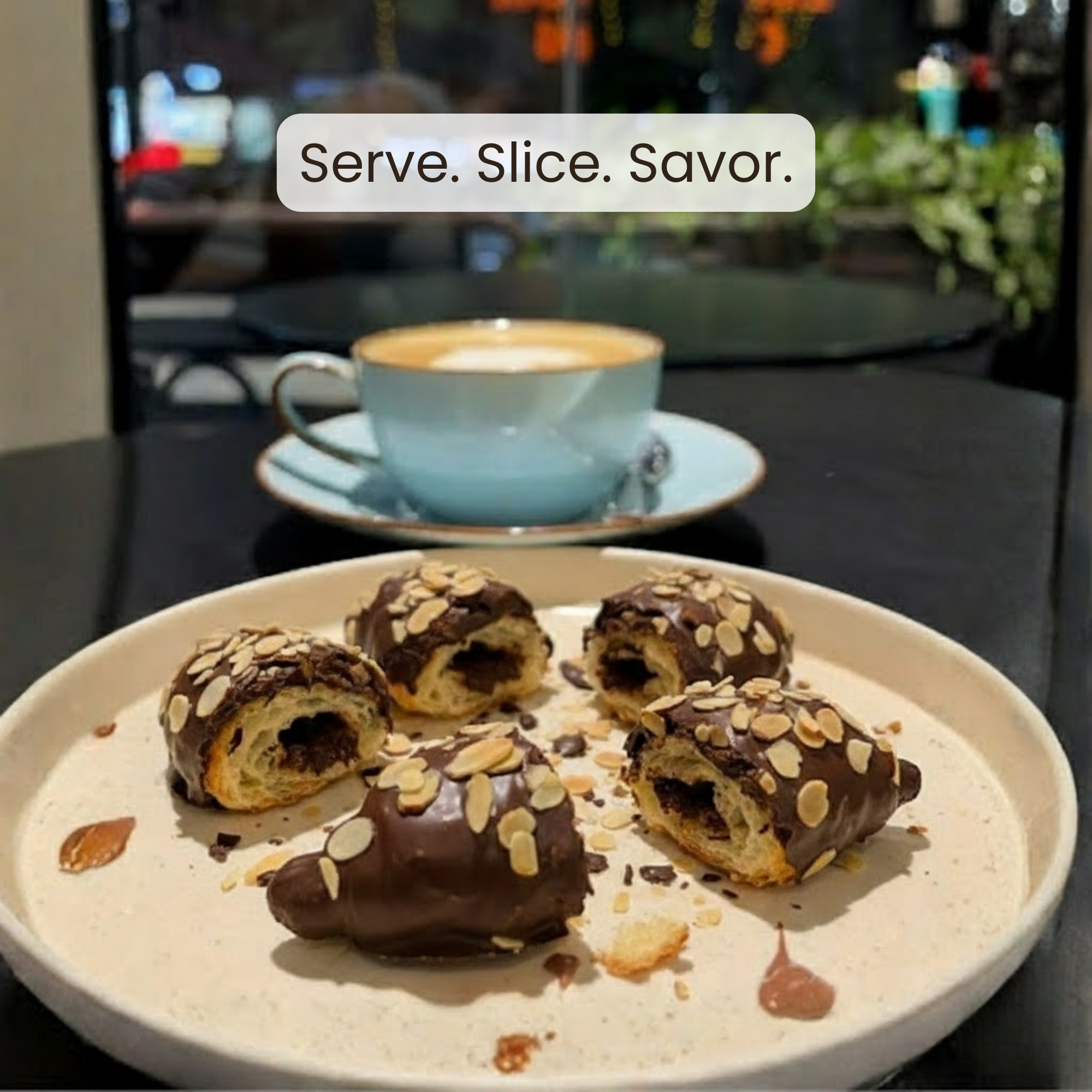 Andy Anand Chocolates Food & Beverages > Desserts & Sweets > Cakes > Sugar-Free Cakes Andy Anand Dark Chocolate Almond Croissant Cake, 10 pc, 2 lb – Hand-Baked, Buttery Flaky Pastry, Toasted Almonds, Gourmet Birthday Gift Box Dark Chocolate Almond Croissants (10 pc) | SoCal Bakery