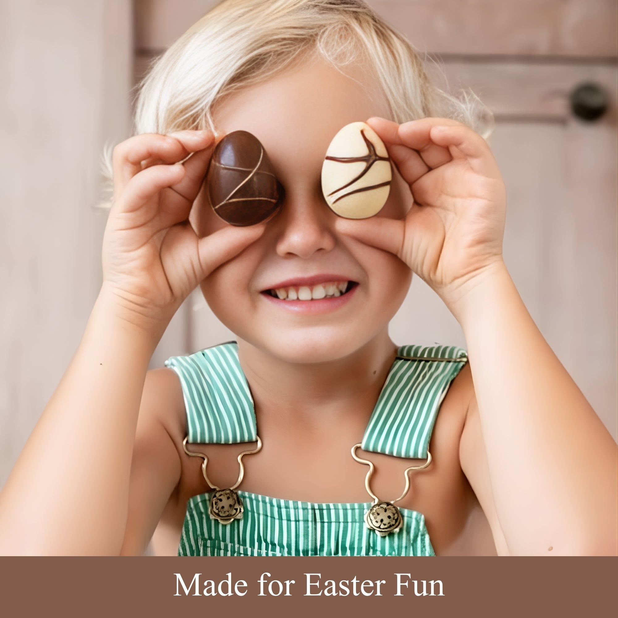 Andyanand Food & Beverages > Desserts & Sweets > Chocolate Andy Anand Praline-Filled Chocolate Eggs, 20 pc, 7 oz – Gluten-Free, Creamy Hazelnut-Praline Centers, Easter & Year-Round Birthday Gift Box Praline Chocolate Eggs 20 pc | Gluten-Free, Nationwide