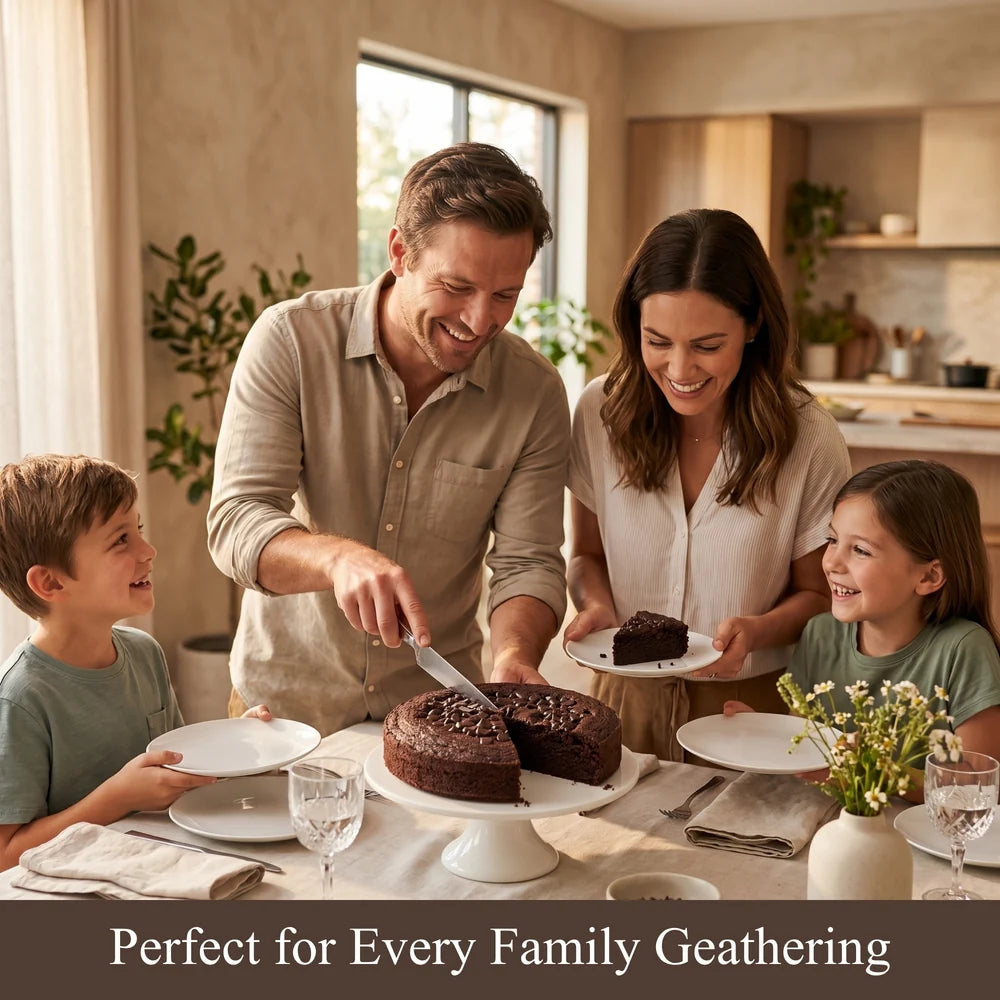 ANDY ANAND Sugar-Gluten-Dairy-Free Vegan Dark Chocolate Cake, 9 Inch 2.9 lbs Gourmet Gift, Handcrafted with Fresh Natural Ingredients