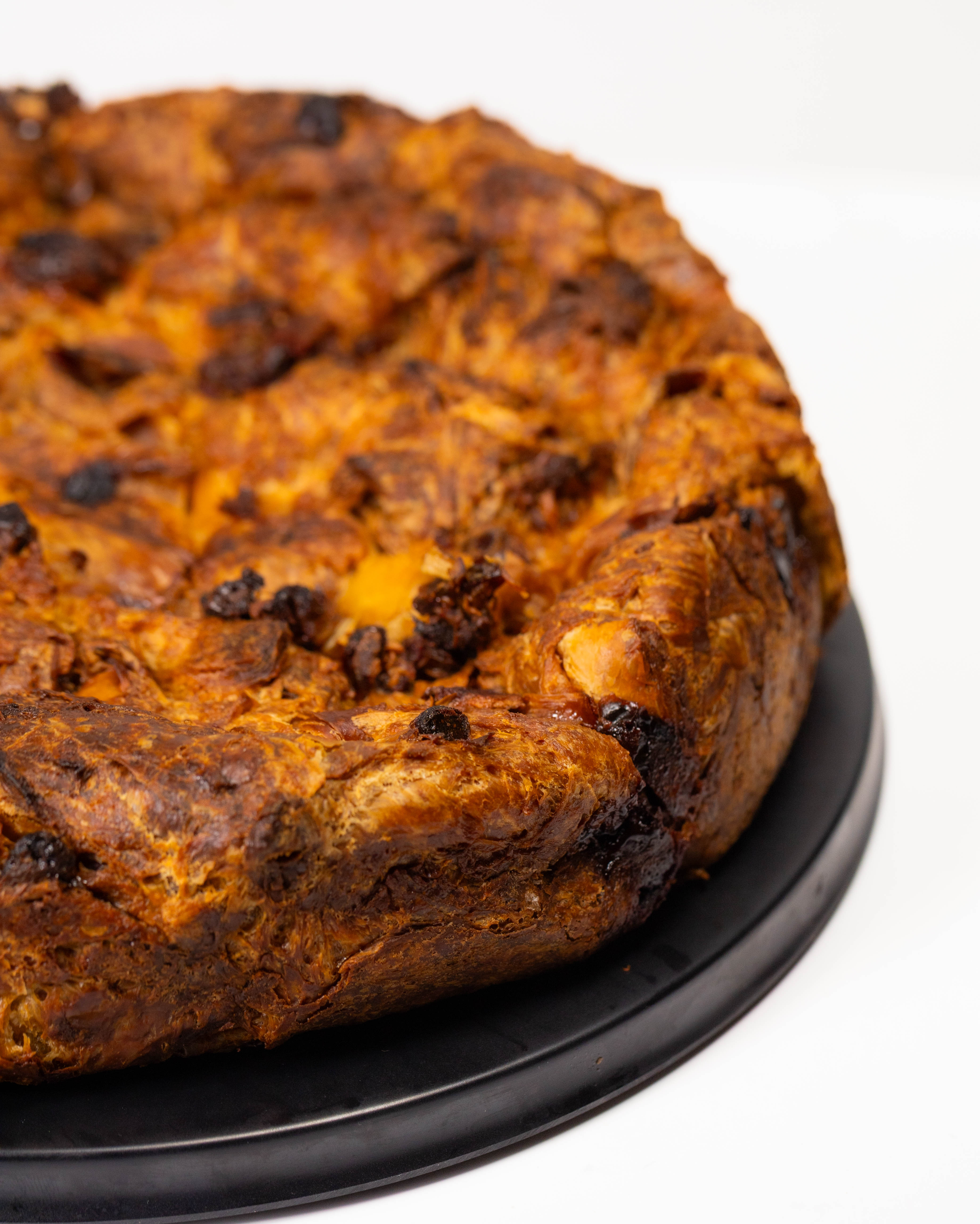 Andy Anand  Sugar-Free Caramel Pecan Croissant Bread Pudding Cake. A delicious, decadent, and guilt-free treat for all. Diabetic-Friendly Baked fresh traditionally. (2.2 lbs)