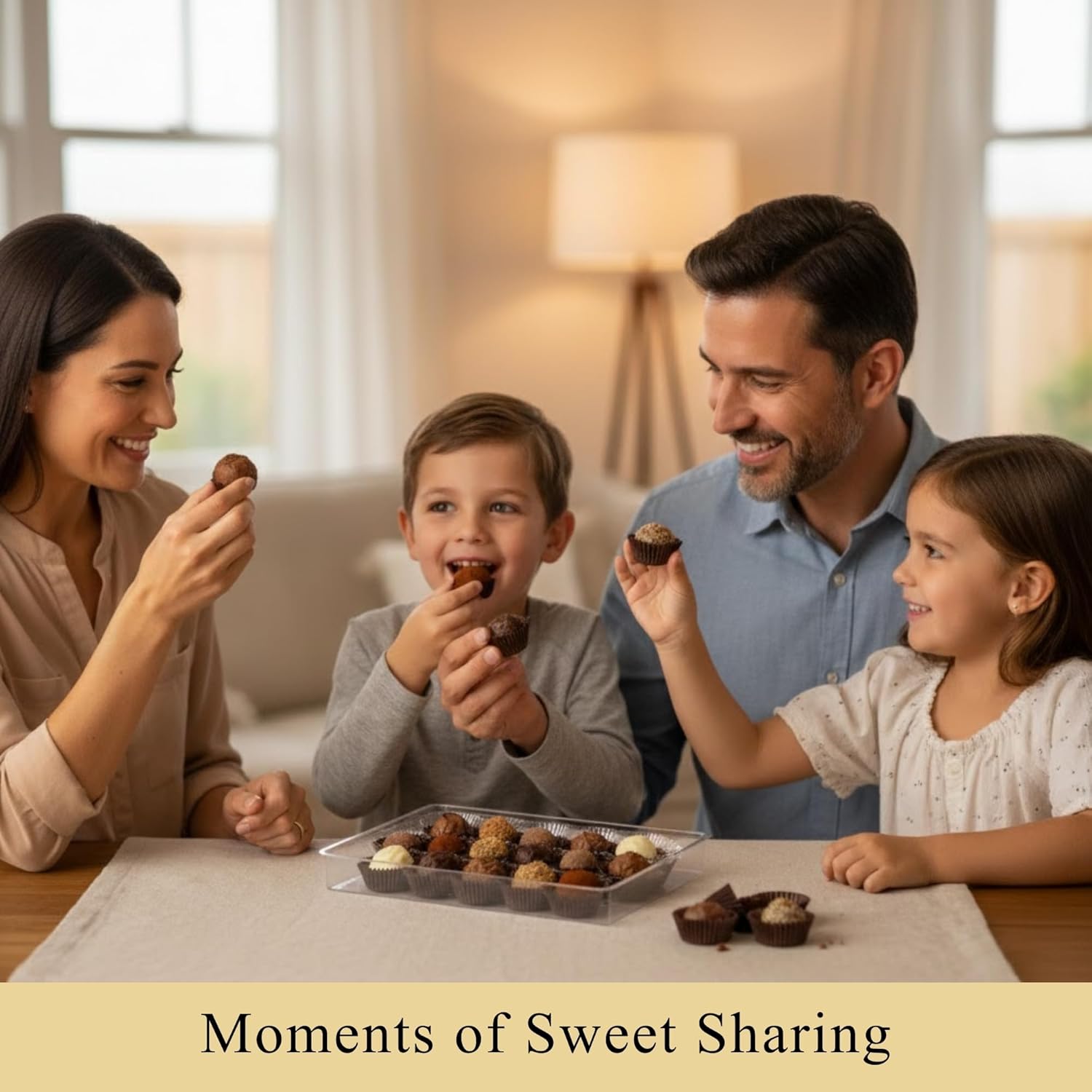 Andy Anand Chocolatier Assorted Belgian Chocolate Truffles Gift Box – Handmade Creamy Filled Gourmet Chocolates, Premium Connoisseur Selection, Elegant Dessert Candy Assortment, (16 Pcs)