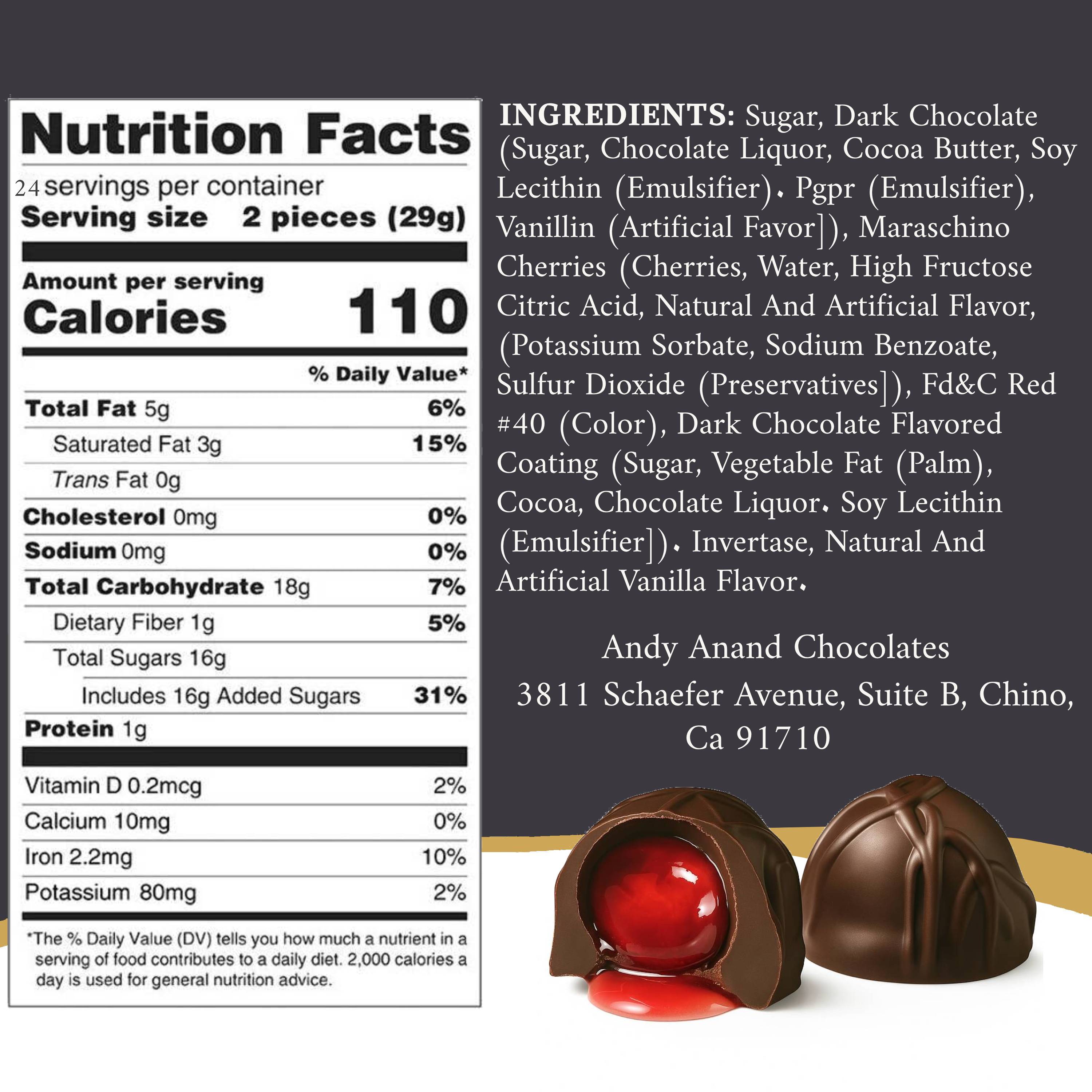 Dark Chocolate Cherry Cordial