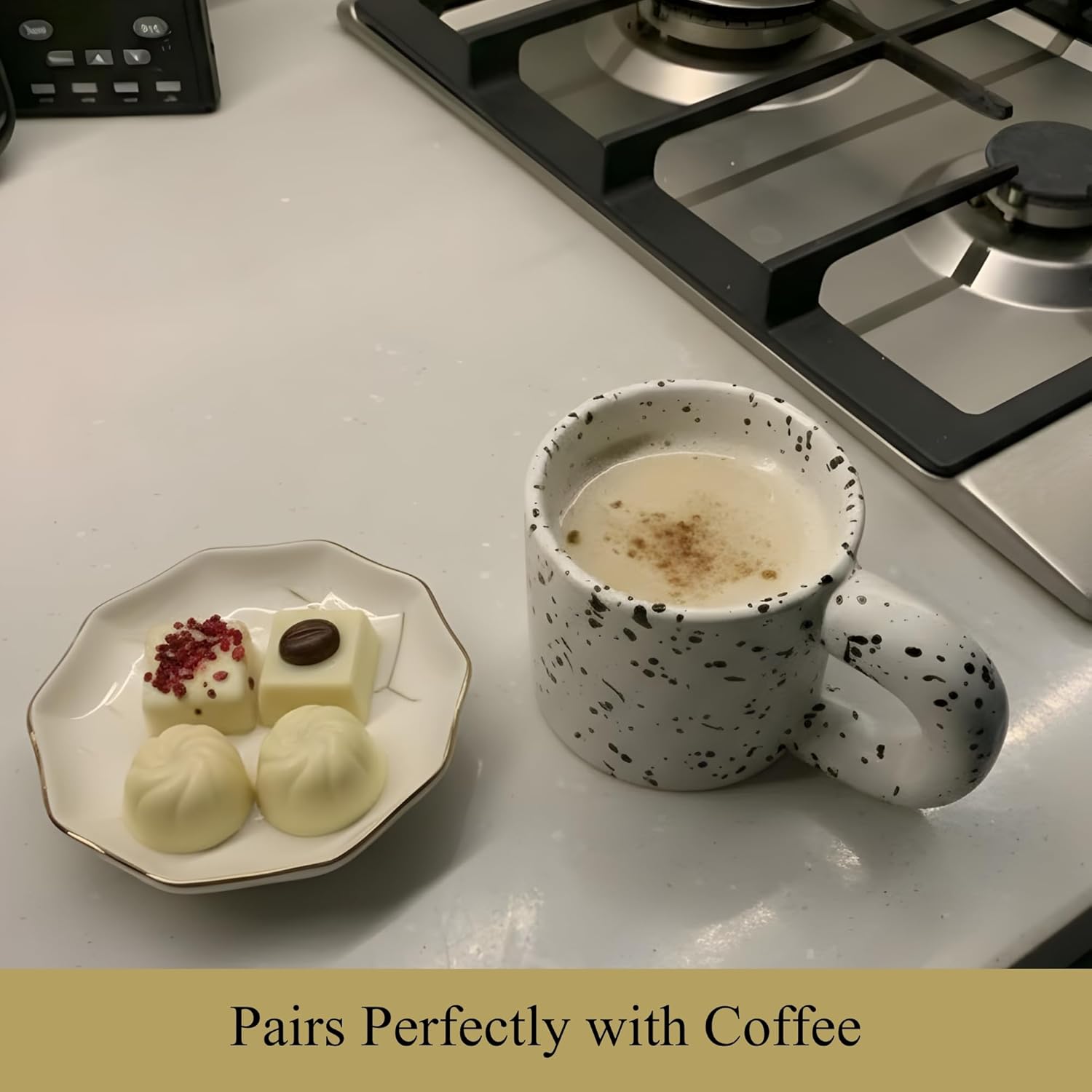 Andy Anand 24 Pc Premium Belgian White Chocolate Truffles – Gourmet Ganache Filled Luxury Gift Box, Crafted with 60% Chocolate (Cocoa Butter)