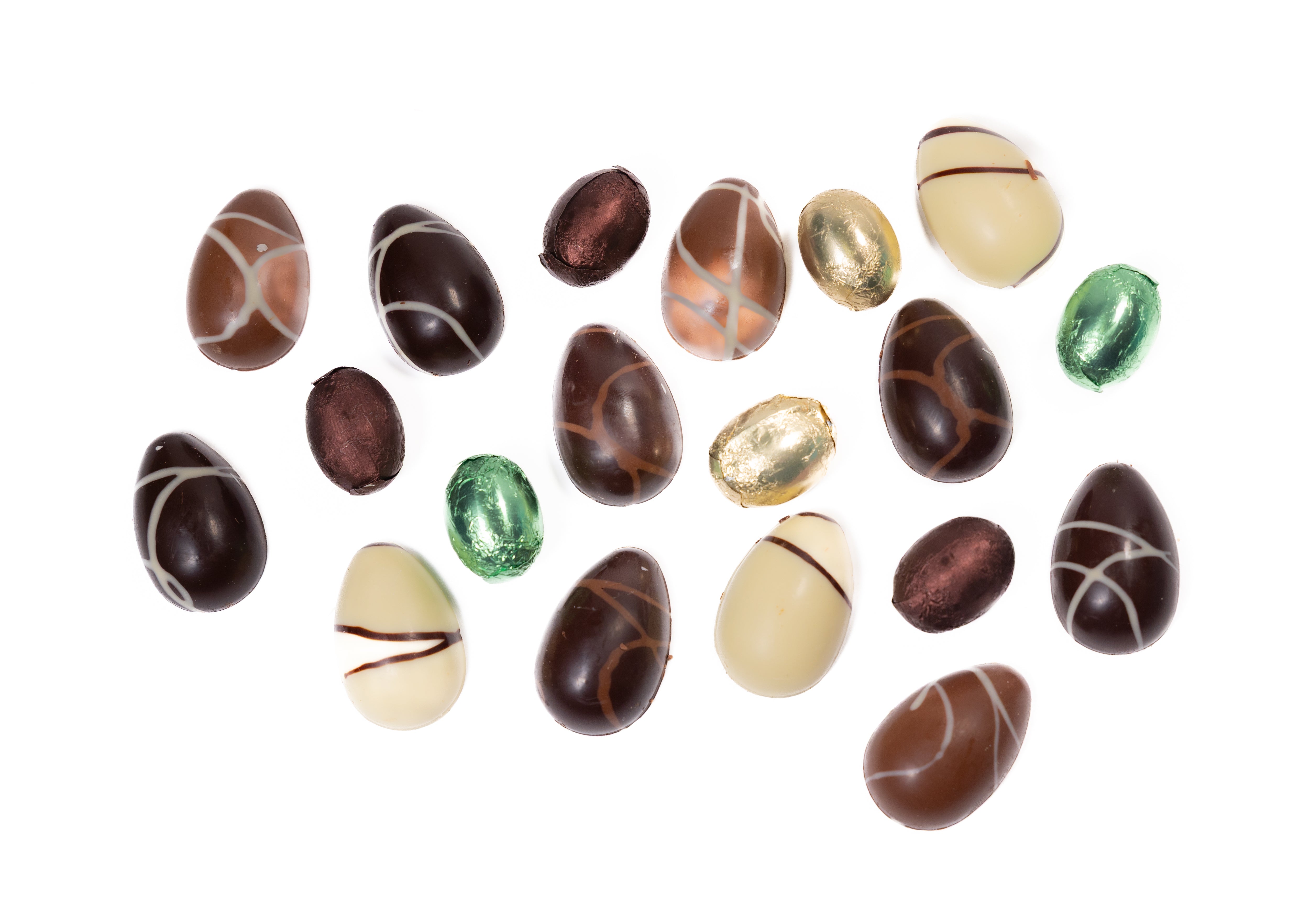 ANDY ANAND Special 2 Pack Plus Rabbit Unwrap Easter Joy 20 delicious Truffles 60% cacao chocolate eggs filled with creamy praline. 10 foiled for hunts & 10 for snacking. Inspire imagination & sweet family memories and Fun 7 oz