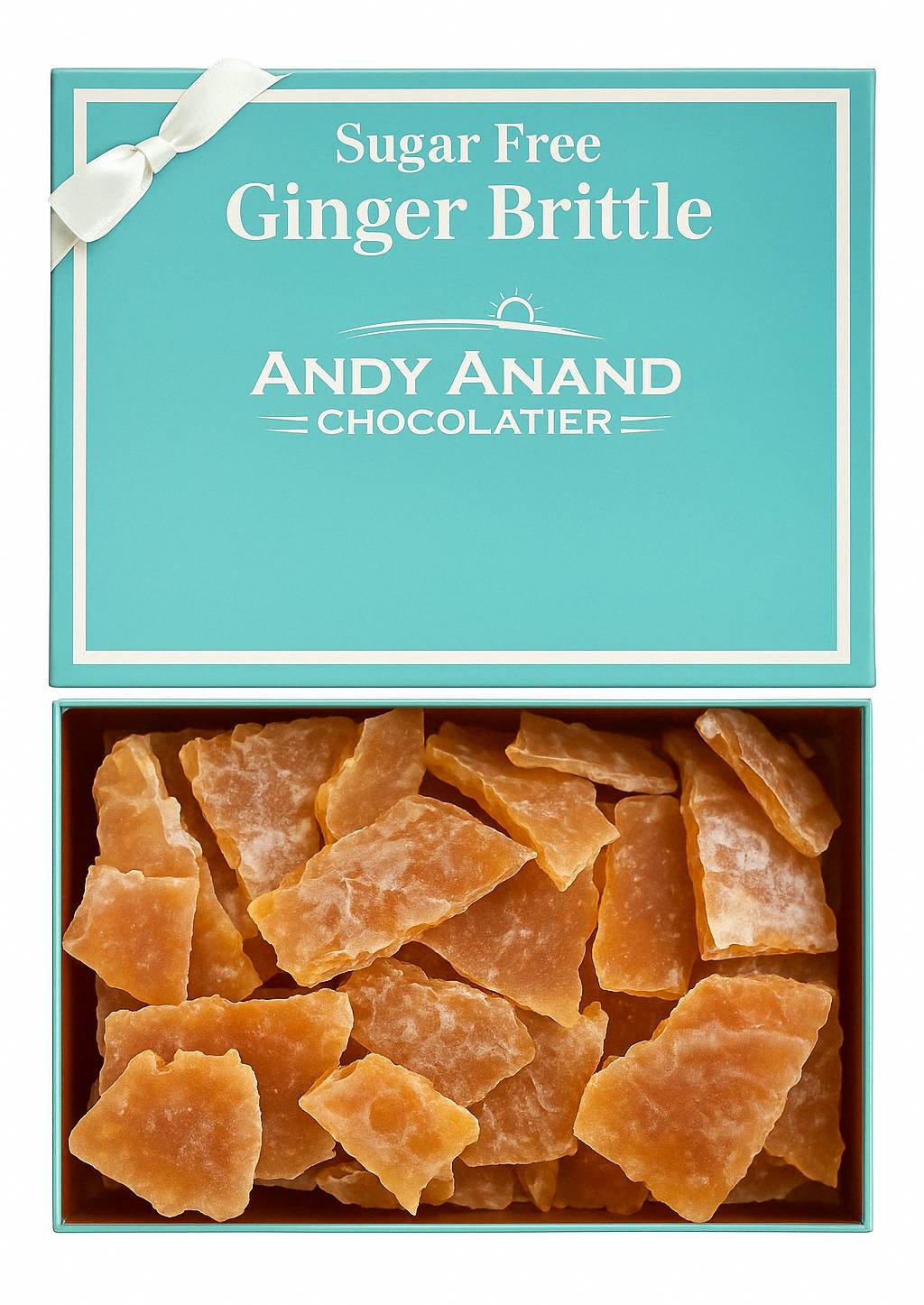 Andy Anand Old Fashioned Sugar Free Ginger Brittle 1 lbs Indulge in Pure Delight! No Sugar Added Candy Brittle Near Me