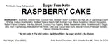 Andy Anand Keto Fresh Baked Gourmet Raspberry Cake 9" - Sugar Free - Perfect for keto dessert lovers (2 lbs)