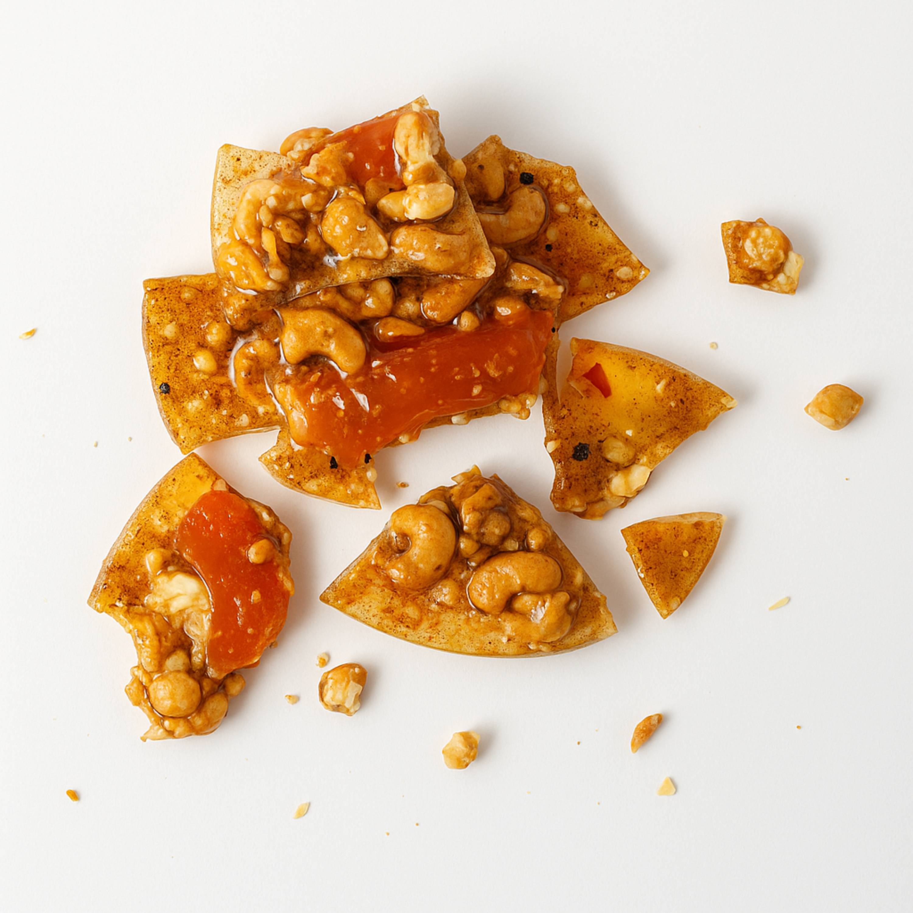 Andy Anand's Sugar Free Mango & Cashew Brittle-Croccante, Imported from Italy, a Crunchy Delight that Melts in Your Mouth! 1 lbs
