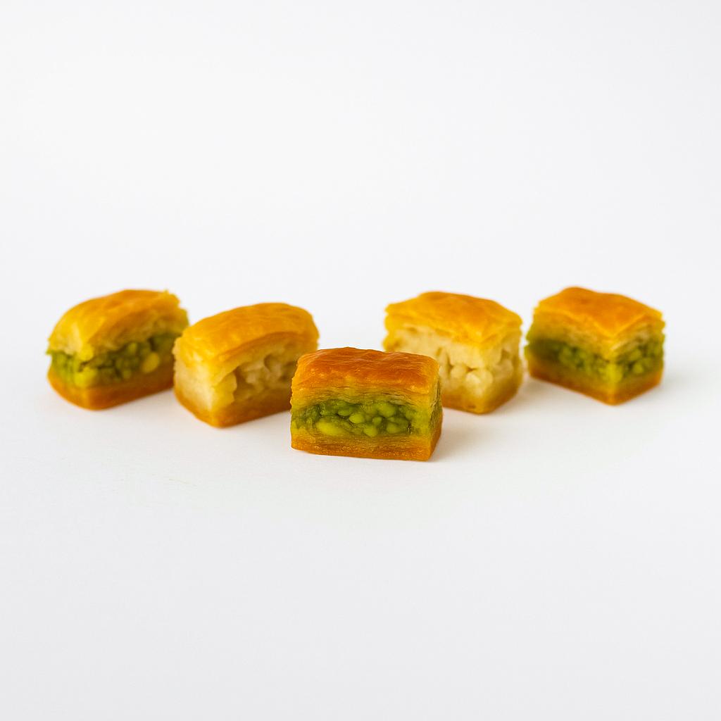 Andy Anand Luxury Sugar Free Baklava: 26 Pcs, Delectable Nutty Layers, Unbelievably Delicious Turkish Baklava Treats & Snacks 8.8 Oz