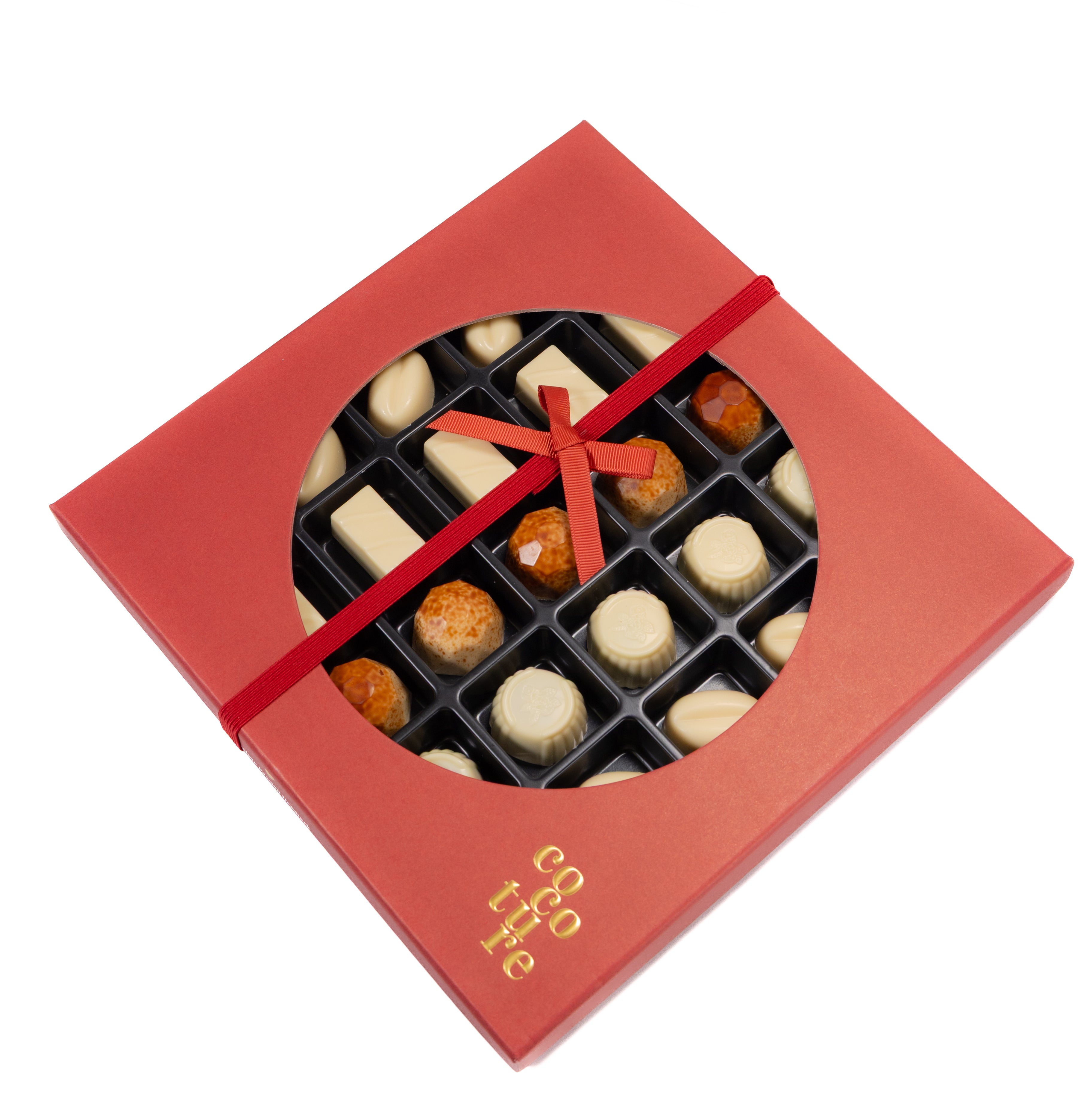 ANDY ANAND CHOCOLATIER Sugar Free Belgian White Chocolate Truffles Pralines 25 pcs (60% Cacao) . Must for White Chocolate lovers, Stevia sweetened, Gourmet Gift Box - Silky, Rich, and Top-Tier Indulgence (10.5 oz, Pack of 1)