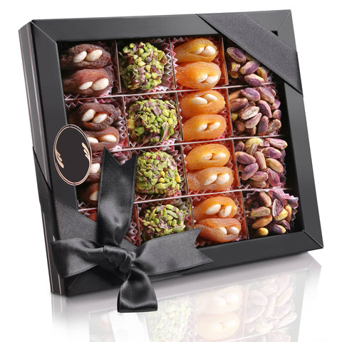 Andy Anand 24-Piece All-Natural Truffles and Stuffed Dates – Deliciously Healthy, No Sugar Added, Embracing Nature's Goodness 10.5 Oz Eid al Fitr, Ramadan. Fresh flown from Turkey.