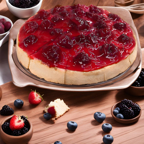 Andy Anand Gluten Free Strawberry Cheesecake 9" - Melt-in-Your-Mouth Cheesecake (3.4 lbs)