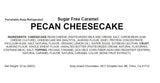 Sugar Free Pumpkin Pecan Cheesecake by Andy Anand: A 2.4 lbs delight made with luxurious ingredients, free of chemicals and preservatives. Perfect for keto, low-carb, or health-conscious lifestyles. Savor the rich, decadent flavors of pumpkin, pecans, and warm spices. Andy Anand Chocolates, All Products, Products, New Arrivals, Cheesecake Sugar Free