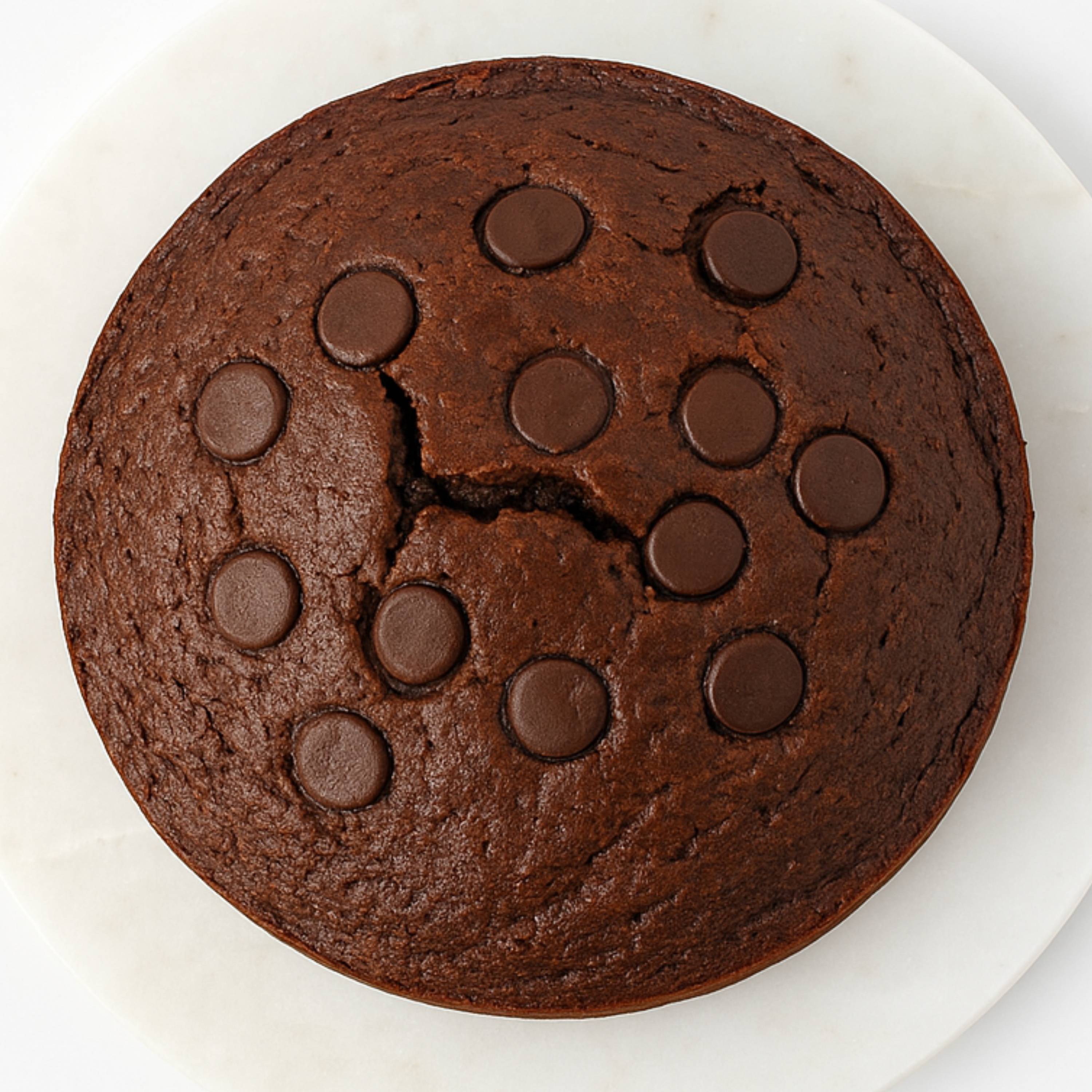 Andy Anand Sugar Free Keto Chocolate Truffle Cake - Gourmet Triple Chocolate Truffle Fesh Baked Cake 9" - Divine Delight Amazing Handmade Cake with Sugar Free (2 lbs)