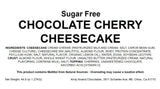 Decadent sugar-free chocolate cheesecake with real cherry and premium chocolate truffles. Andy Anand Chocolates, All Products, Products, New Arrivals, Cheesecake Sugar Free.