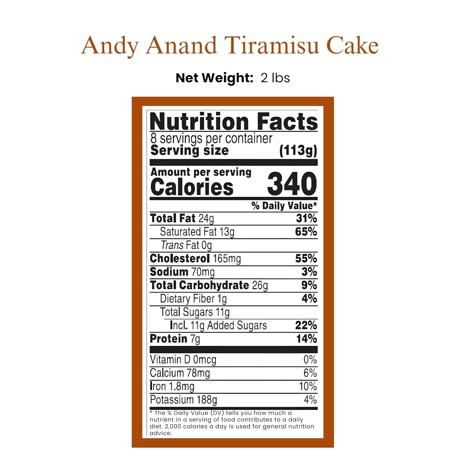 Tiramisu Mousse Chiffon Cake