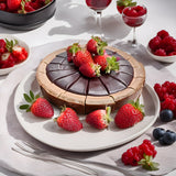 Andy Anand Freshly Baked Triple Chocolate Cheesecake 9" - Delight in Every Bite (2 lbs)