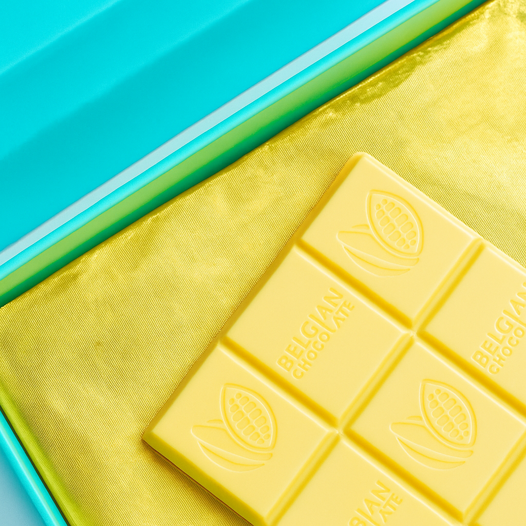 Sugar Free Belgian White Chocolate Bars zero sugar chocolate