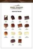 Andy Anand 16 Pcs Sugar Free Luxury Belgian Chocolate Truffles Espresso, Hazelnut, Strawberry, Coconut - Andyanand