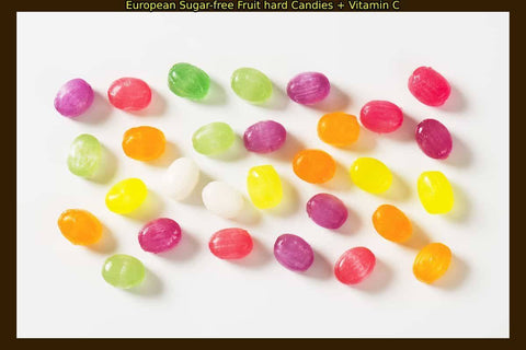 Andy Anand 170 pc Collection of European Sugar-Free Fruit Hard Candies - Bursting with Flavor and Irresistible Taste - 1 lbs - Andyanand