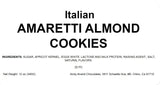Andy Anand 20 pcs Italian Amaretti Almond Cookies 8 flavors, Baked in Italy - Andyanand
