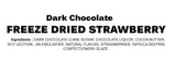 Andy Anand 24 Pcs Fresh Strawberries Freeze Dried Dipped In Belgian Dark Chocolate, Delicious-Decadent - Andyanand