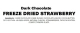 Delectable dark chocolate-dipped freeze-dried strawberries, a decadent treat from Andy Anand Chocolates. All Products, Products-Dark Chocolate, Chocolate Strawberries.