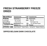 Andy Anand 24 Pcs Fresh Strawberries Freeze Dried Dipped In Belgian Dark Chocolate, Delicious-Decadent - Andyanand