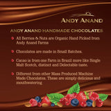 Andy Anand 24 Pcs Fresh Strawberries Freeze Dried Dipped In Belgian Dark Chocolate, Delicious-Decadent - Andyanand