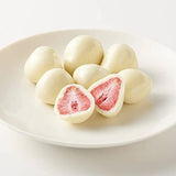 Andy Anand 48 pcs Freeze Dried Strawberries Dipped In Belgian White Chocolate, Chocolate Haven: Taste the Perfection - Andyanand