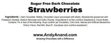 Deliciously freeze-dried strawberries triple-coated in rich, sugar-free Belgian chocolate. Experience the artisanal craftsmanship of Andy Anand Chocolates, All Products, Products, Chocolate Strawberries.