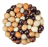 Assorted chocolate coated espresso coffee beans with various flavors, including dark, milk, cappuccino, coffee, and cream. Andy Anand Chocolates, All Products, Products.