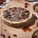 Andy Anand Caramel Pecan Cheesecake 9" - Made in Traditional Way - Tantalizing Cheesecake Temptation (2.8 lbs) - Andyanand