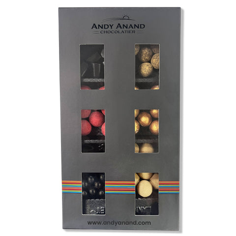 Andy Anand Chocolate 6 Licorice combinations, flown from Denmark. European collection of licorice, one word Divine (10.5 oz) - Andyanand