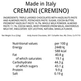 Andy Anand Cremini, 18 Pcs 2 Flavors, Made in Italy Gluten Free Cremino - 8 oz - Andyanand