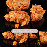Andy Anand Dark Chocolate Florentines Cookies 24 Pcs Orange and Almond - 7 Oz Gluten Free - Andyanand