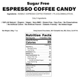 Andy Anand Delicious 130 Pc Sugar-Free Espresso Coffee Candy 1 lbs, Stevia Candy for Diabetics - Bursting with Flavor - Andyanand
