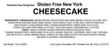 Andy Anand Delicious Gluten Free New York Cheesecake 9" - Irresistible Taste (2 lbs) - Andyanand