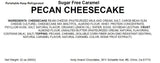 Andy Anand Delicious Gluten Free & Sugar Free Caramel Pecan Cheesecake 9" - Best Classic Cheesecake (2.8 lbs) - Andyanand