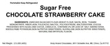 Andy Anand Delicious Sugar Free Chocolate Strawberry Cake 9" (2.5 lbs) - Andyanand