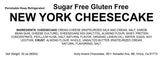 Andy Anand Delicious Sugar Free & Gluten Free New York Cheesecake 9" - Irresistible Taste (2 lbs) - Andyanand