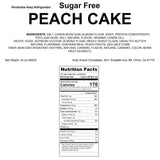 Andy Anand Delicious Sugar Free Peach Cake 9" - Divine Cake Delight (2 lbs) - Andyanand