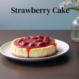 Andy Anand Delicious Traditional Strawberry Cake - Mouth - Watering Homemade Cakes For Birthday Celebration - with Flavor and Irresistible Taste (2 lbs) - Andyanand