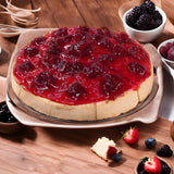 Delicious sugar-free strawberry cheesecake with fresh berries, a mouthwatering classic dessert. Andy Anand Chocolates, All Products, Products, Cheesecake Sugar Free