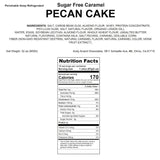 Andy Anand Deliciously Indulgent Sugar Free Pecan Cake 9" - Savor Rich Cake Treat (2 lbs) - Andyanand