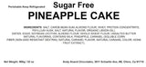Andy Anand Deliciously Indulgent Sugar Free Pineapple Cake 9'' - Tantalizing Cake Creation (2 Lbs) - Andyanand