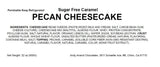 Andy Anand Deliciously Sugar-Free Caramel Pecan Cheesecake - Irresistible Taste (2.8 lbs) - Andyanand